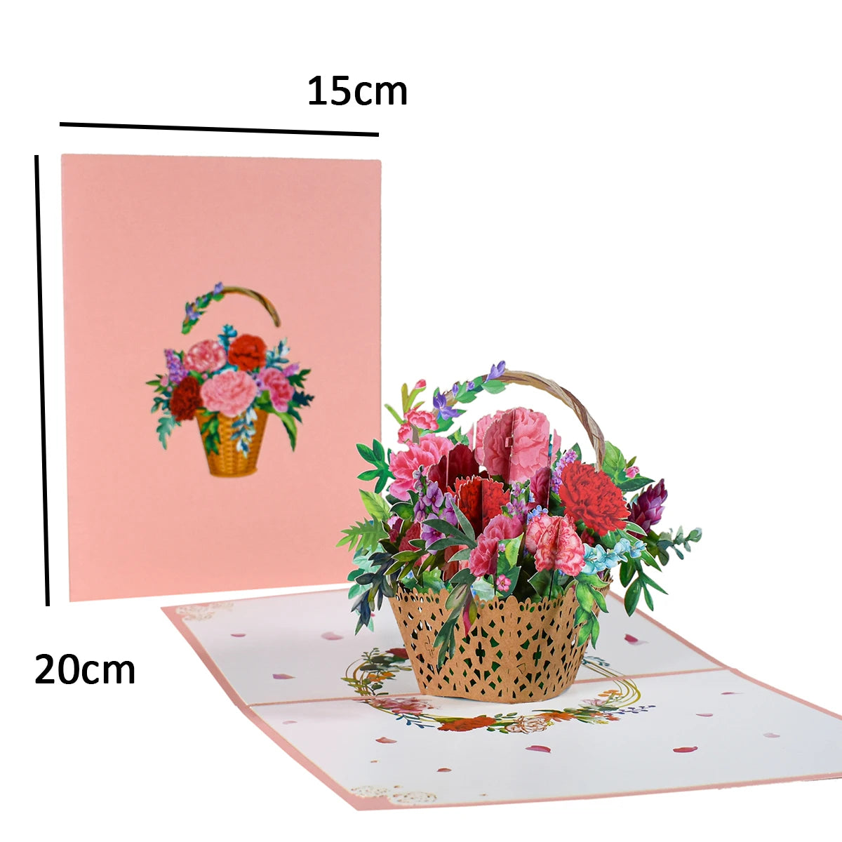 Magic Ants Pop Up Flower Card Flora 3D Greeting Card