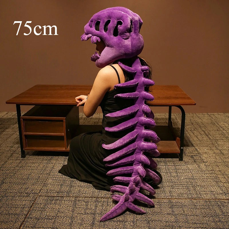 New Alien Skeleton Dinosaur Mask Funny Costume Headwear Horror 3D Dinosaur Skeleton Halloween Decor Party Dress up Accessories