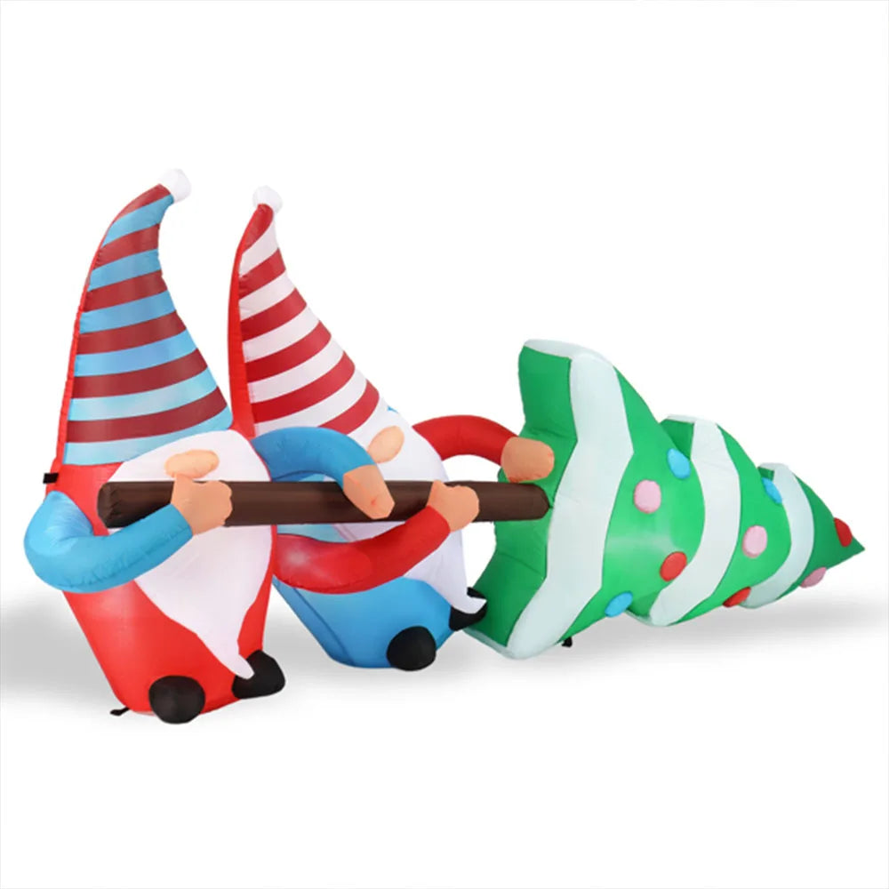 High-concerned Santa Inflatable LED Yard Decoration
