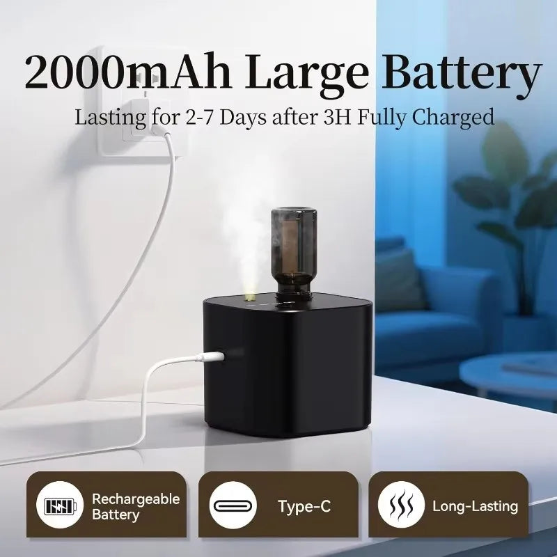 HAOYUNMA USB Rechargeable Waterless Aroma Diffuser For Home Office