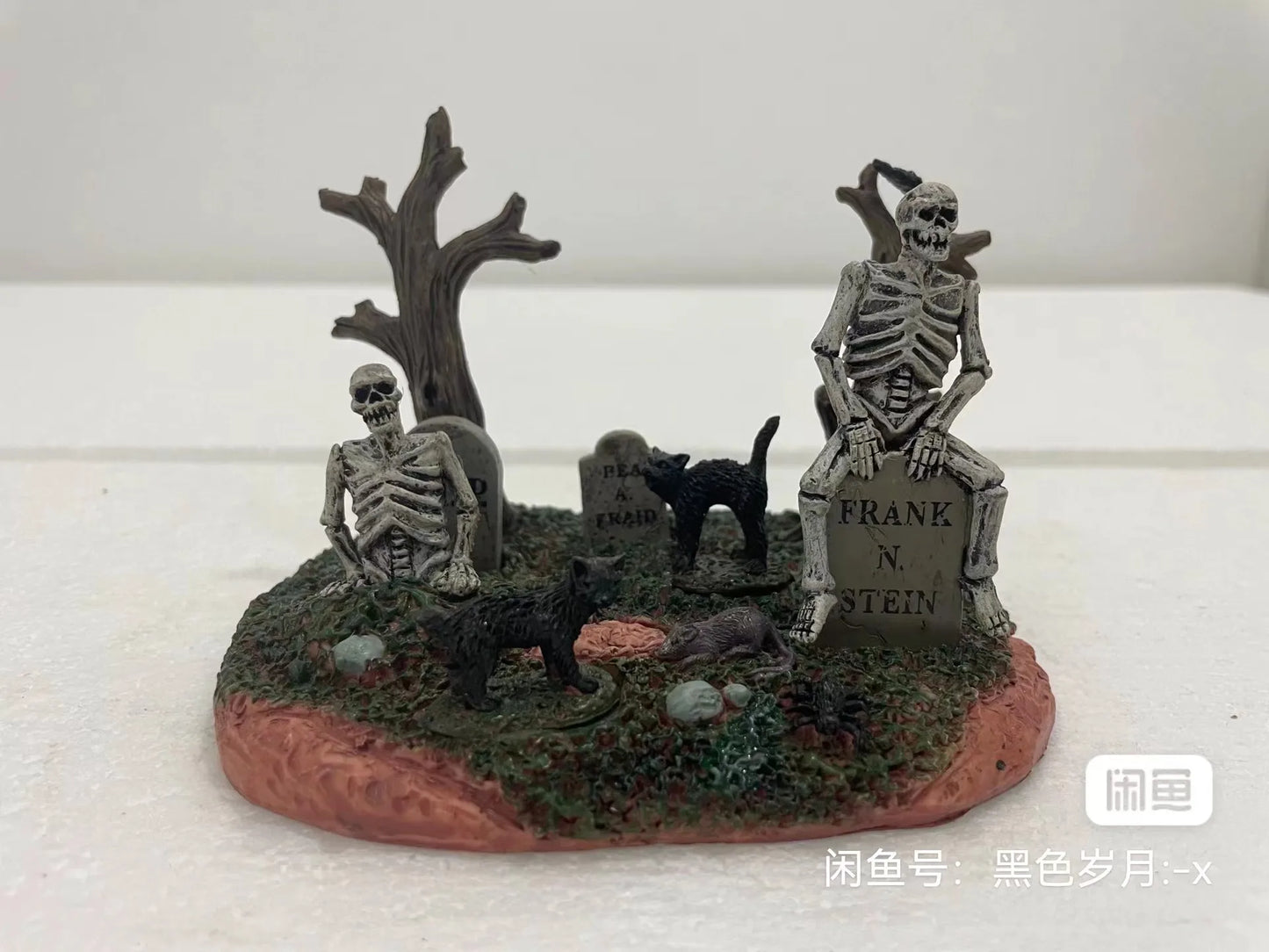 Halloween Decor Creative Halloween Scene Resin Ornaments Ghost Taking Pictures Figurine Garden Ornaments Home Decor Accessories