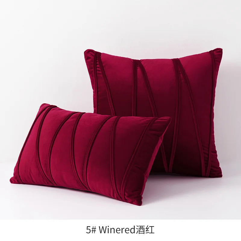 Velvet Fall Pillow Covers Mustard Yellow Throw Pillow Covers Decorative Pillow Covers Cushion Case Cozy Modern Fall Decor Pillow