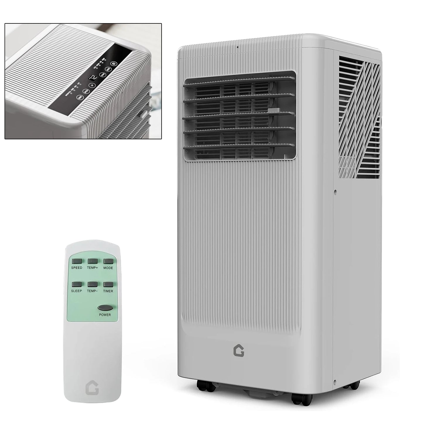 Acekool Portable 10000 BTU Air Conditioner With Remote Dehumidifier