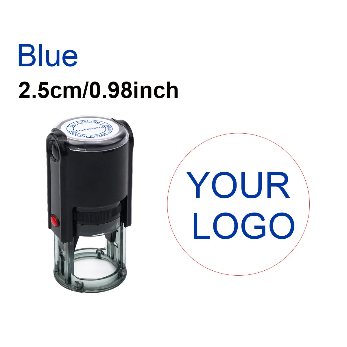 Custom Name Stamp with 24 Cute Designs-Personalized 25mm Self-Inking Stamp for Back-to-School, arty Favors,Gifts Durable Plastic