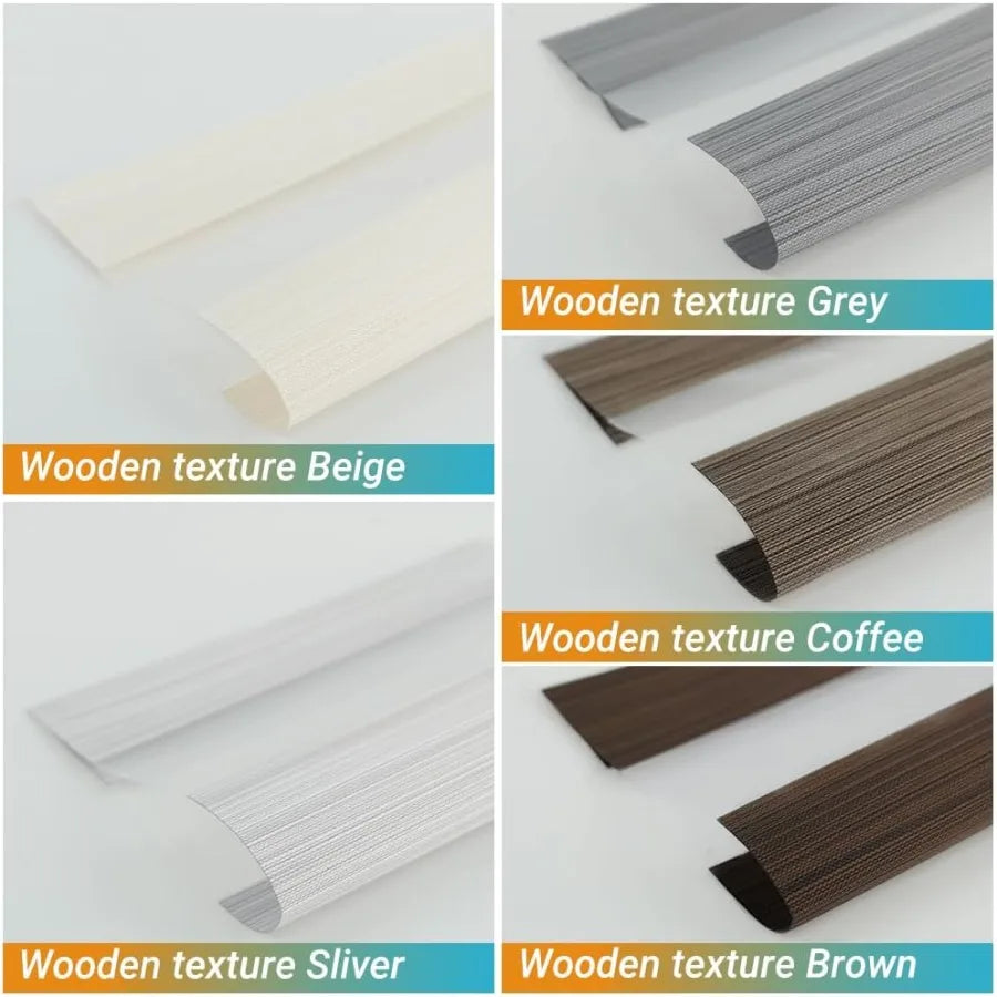 Zebra Blinds Roller Shades Fabric Swatches Day and Night Shades Multicolor