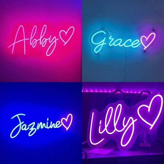 Custom Neon Sign, Custom Neon Light, Name Sign, Room Decor, Girl Bedroom Dormitory Wall Art Decor, Personalized Gifts for Her