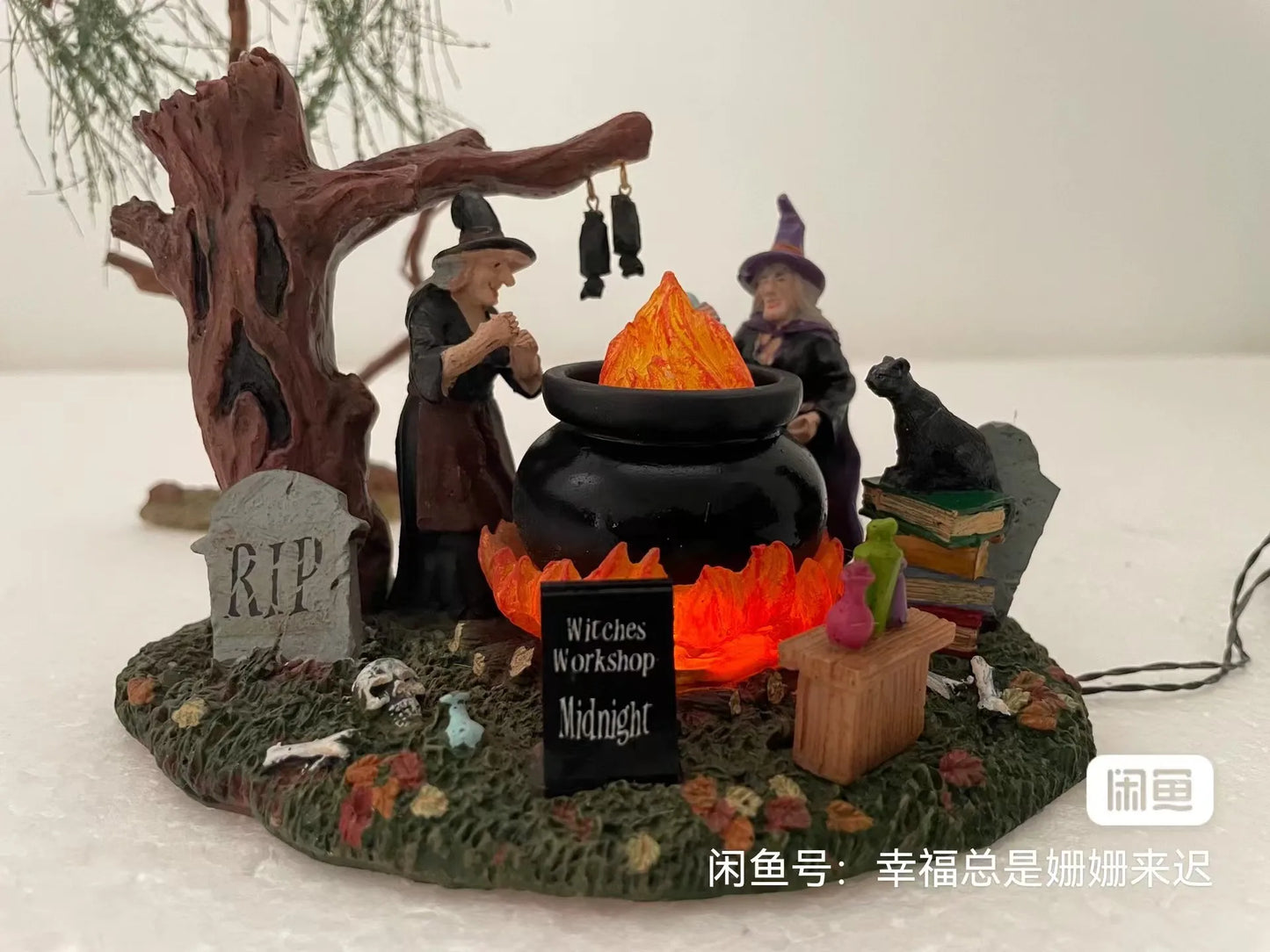 Halloween Decor Creative Halloween Scene Resin Ornaments Ghost Taking Pictures Figurine Garden Ornaments Home Decor Accessories