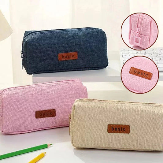 Pencil Case Bag for Girls and Boys Kawaii Washable Pen Box Multicolor Optional Cute Pen Pouch Back To School Stationery Supplies
