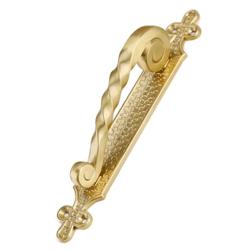 High-Concerned European Style Brass Door Handles for Homes