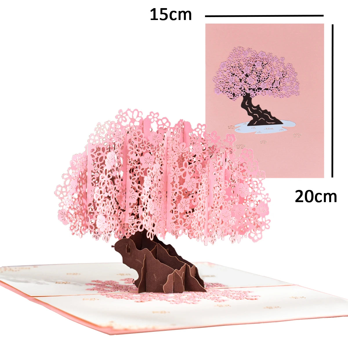 Magic Ants Pop Up Flower Card Flora 3D Greeting Card
