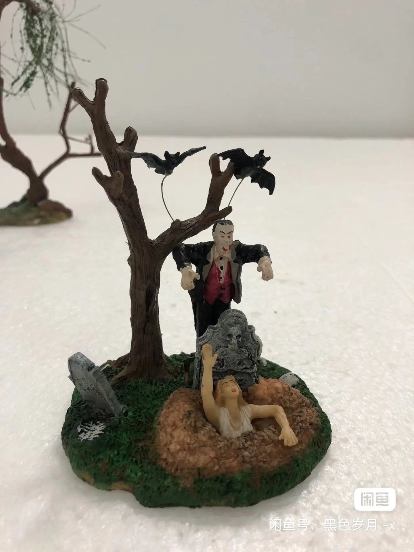 Halloween Decor Creative Halloween Scene Resin Ornaments Ghost Taking Pictures Figurine Garden Ornaments Home Decor Accessories