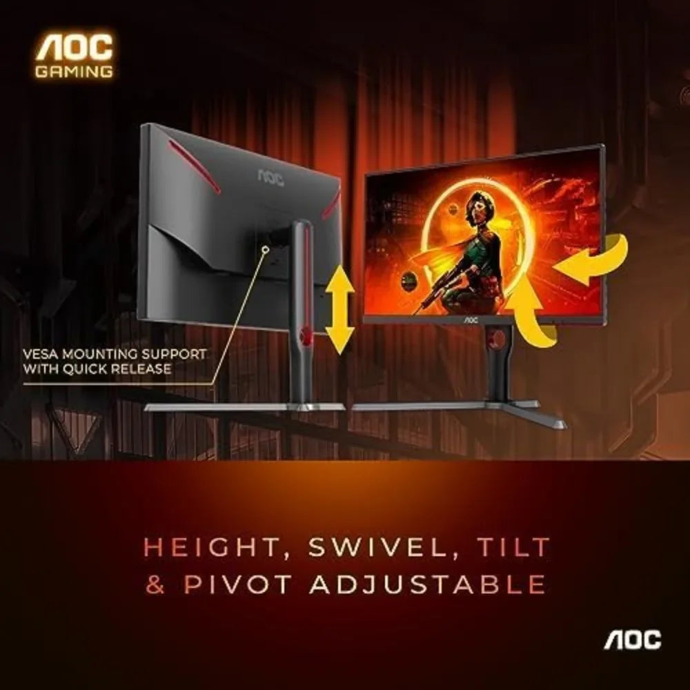 Q27G3XMN 2K QHD Gaming Monitor With 180Hz 1ms Response