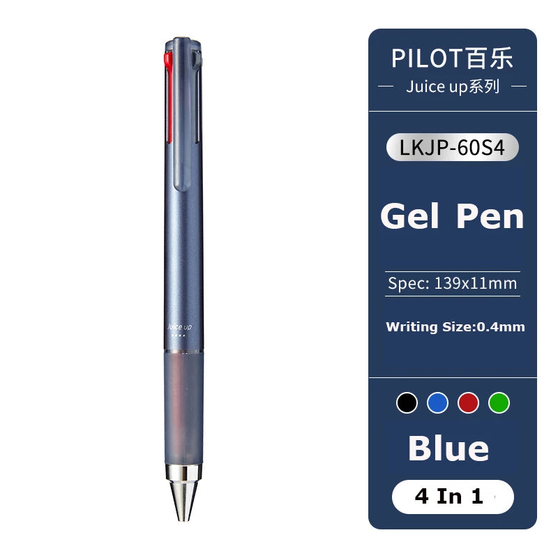 Japan Pilot JUICE UP Multifunctional Gel Pen 0.4MM 3Colors/4Colors Ballpoint Pens Back To School Office Statioinery Supplies