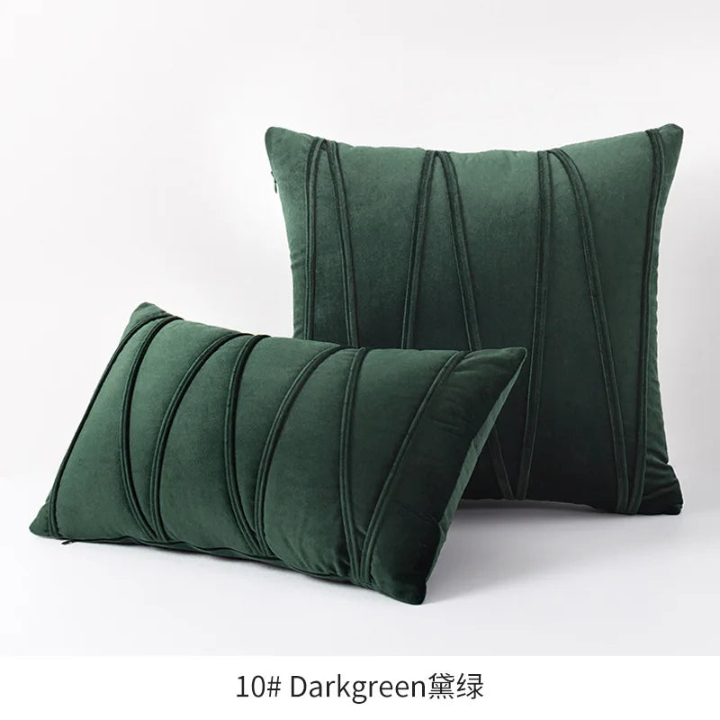 Velvet Fall Pillow Covers Mustard Yellow Throw Pillow Covers Decorative Pillow Covers Cushion Case Cozy Modern Fall Decor Pillow