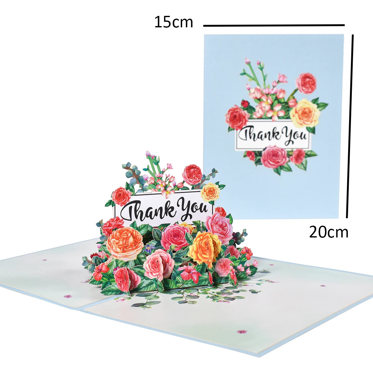 Magic Ants Pop Up Flower Card Flora 3D Greeting Card