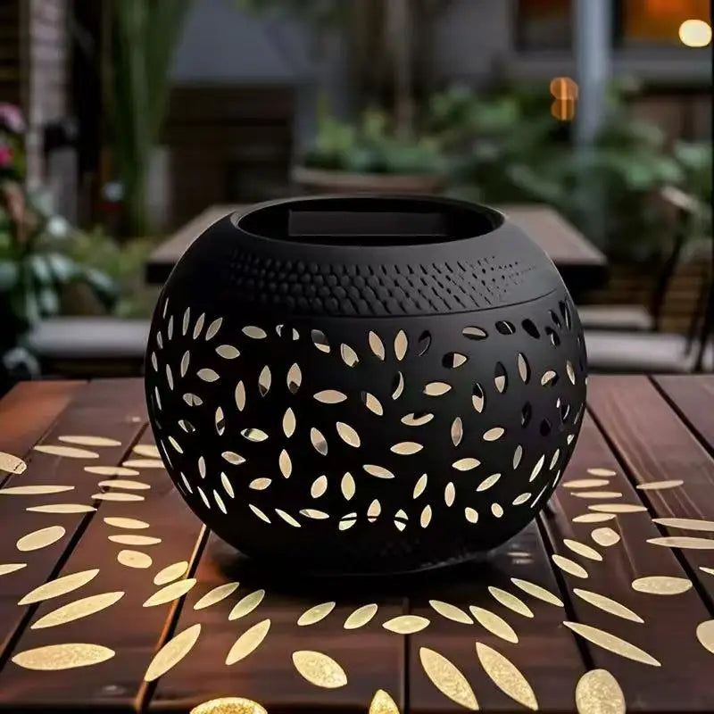 Solar Table Light Outdoor LED Lantern For Patio Garden