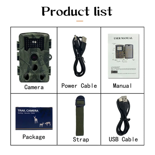 POMIACAM PR1000 Hunting Camera 16MP 1080P Infrared Outdoor Wildlife