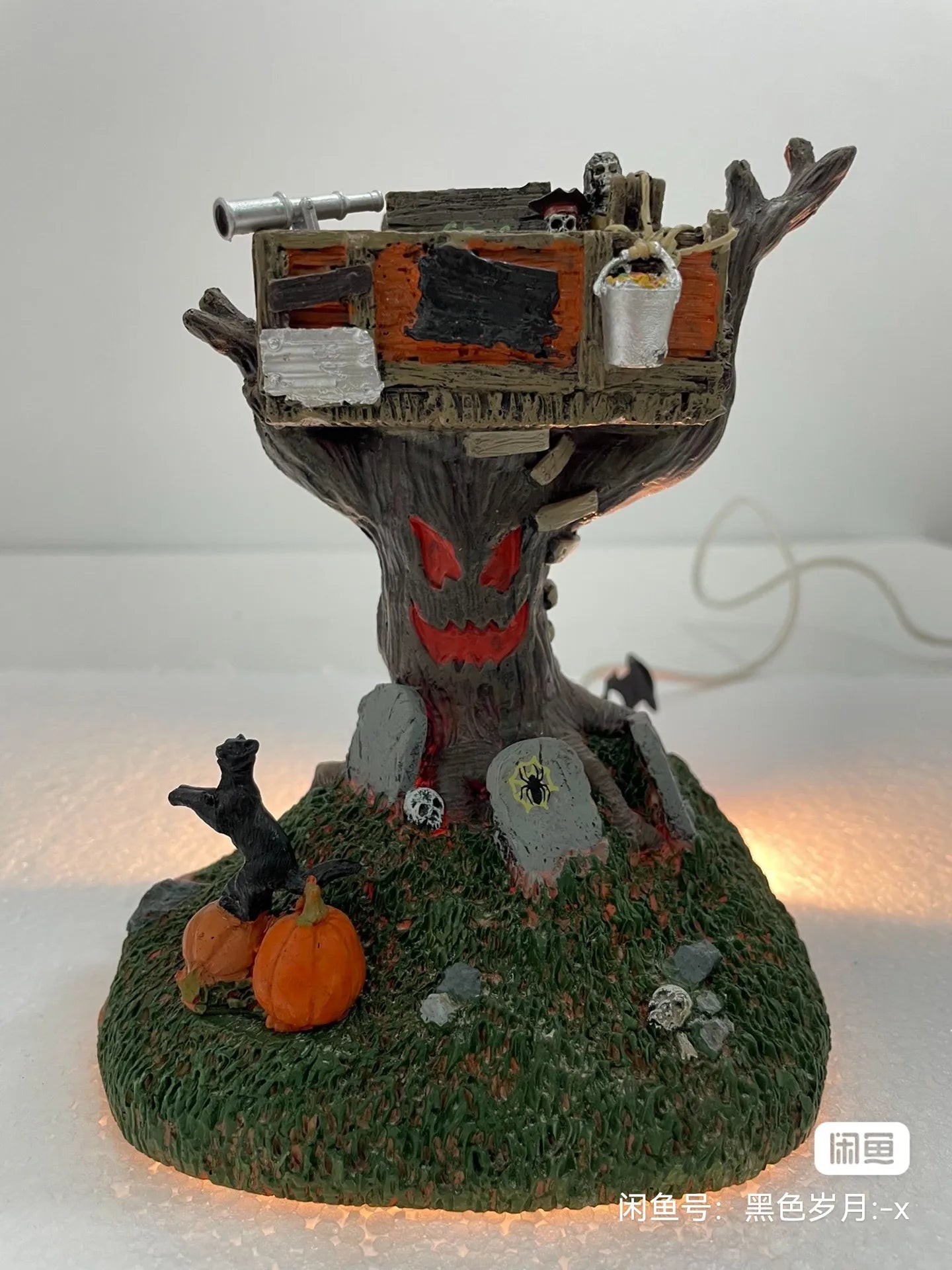 Halloween Decor Creative Halloween Scene Resin Ornaments Ghost Taking Pictures Figurine Garden Ornaments Home Decor Accessories