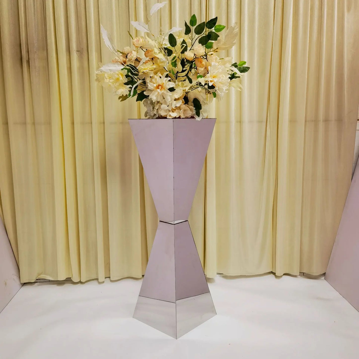 2/4/6/10pcs Stainless Steel Vases, Ideal Wedding Table Centerpieces & Party Decoration
