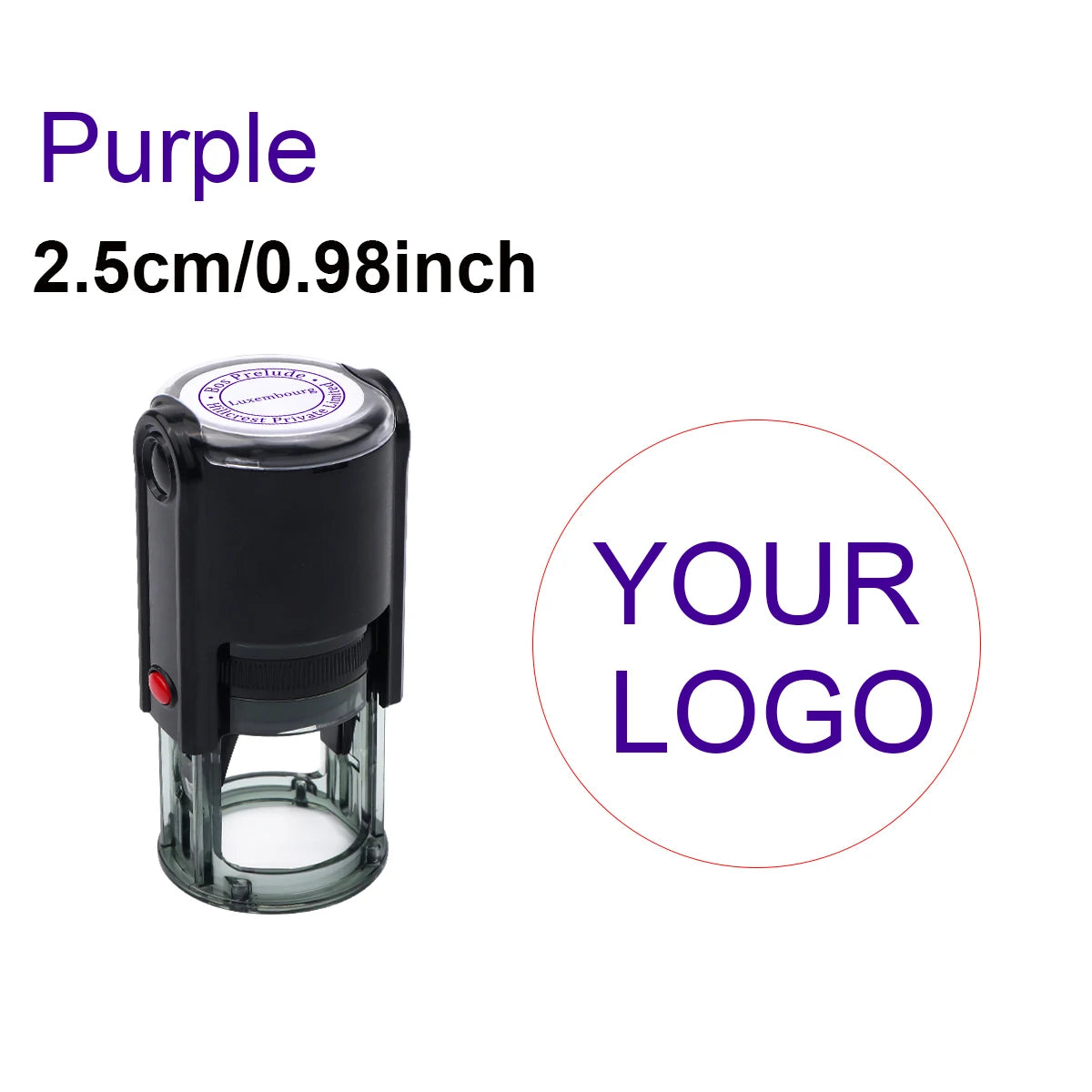 Custom Name Stamp with 24 Cute Designs-Personalized 25mm Self-Inking Stamp for Back-to-School, arty Favors,Gifts Durable Plastic
