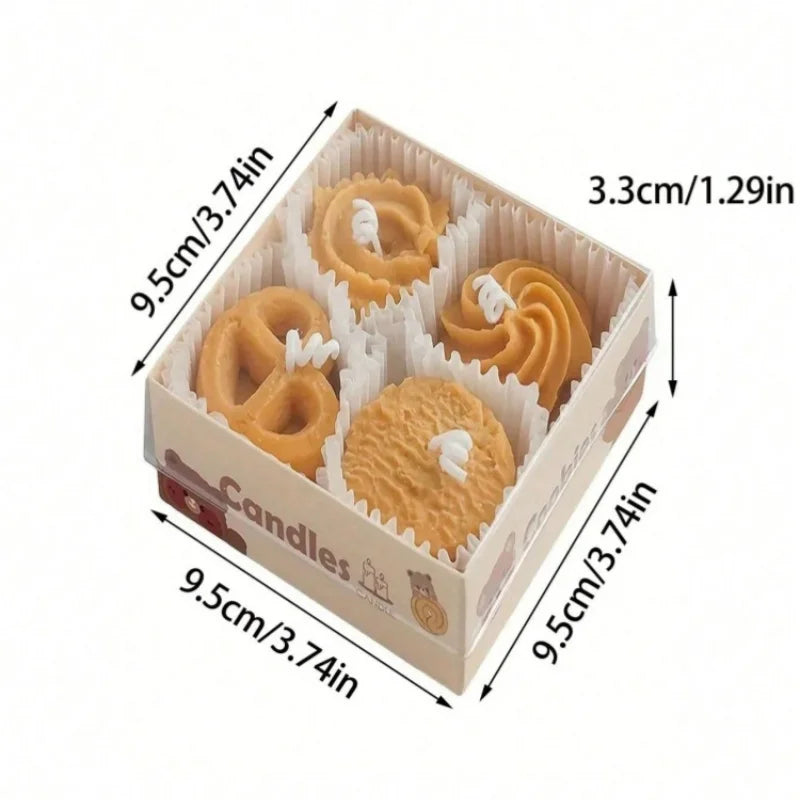 High-concerned Biscuit Cookies Scented Candles Gift Box