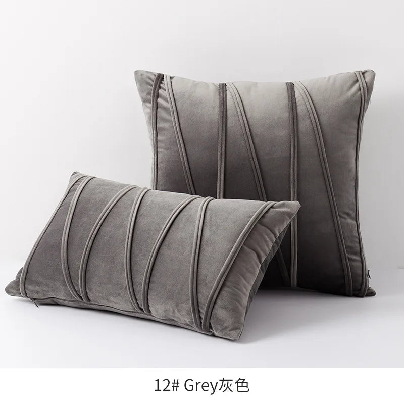 Velvet Fall Pillow Covers Mustard Yellow Throw Pillow Covers Decorative Pillow Covers Cushion Case Cozy Modern Fall Decor Pillow