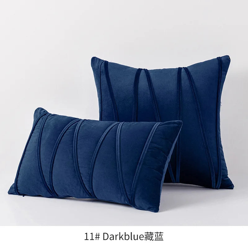 Velvet Fall Pillow Covers Mustard Yellow Throw Pillow Covers Decorative Pillow Covers Cushion Case Cozy Modern Fall Decor Pillow