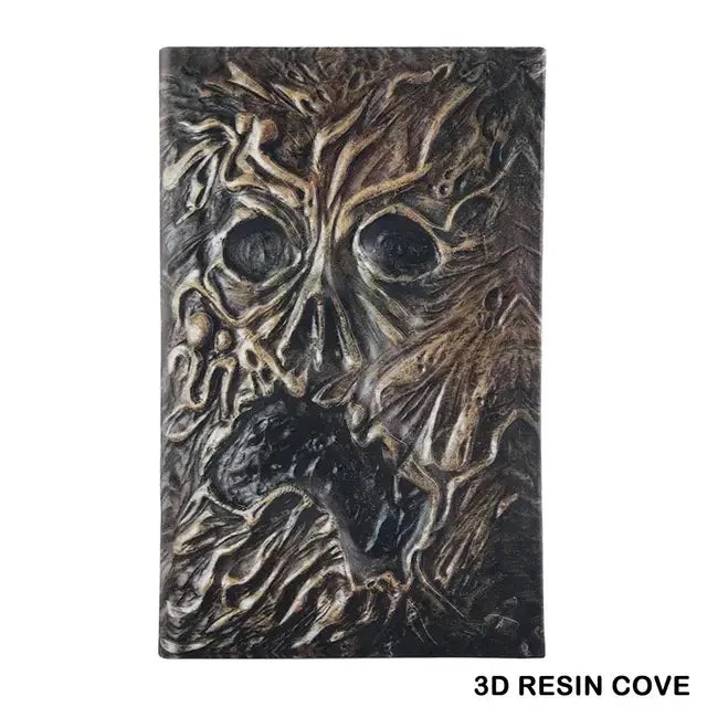 Necronomicon Dark Magic Book 3D Demon Evil Dead Summon Notebook Decoration Horror Movie Prop Collection Gift Halloween Decor