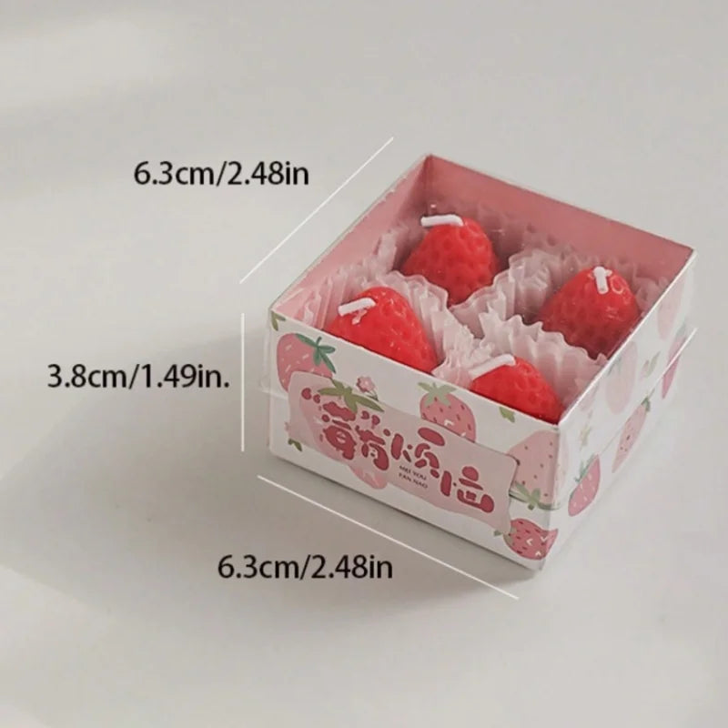 Cookie Shaped Scented Candles Gift Box Set Handmade Wax