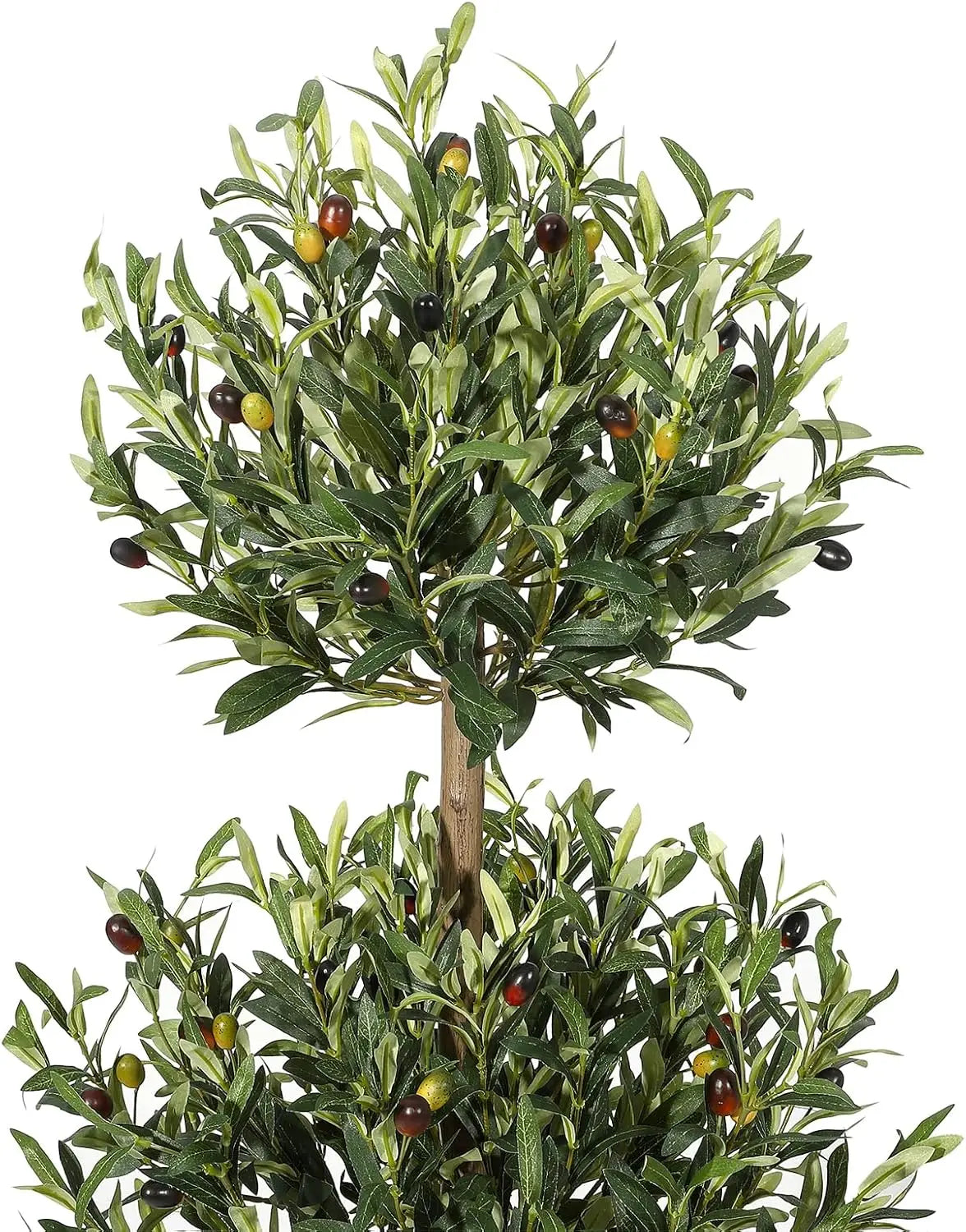 StudysetCN Faux Olive Topiary Tree in Pot for Indoor Display