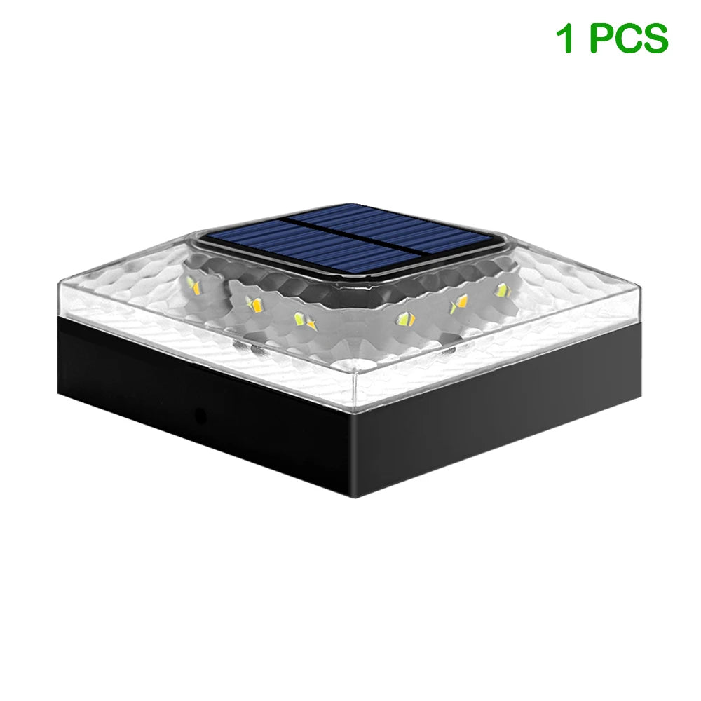 Newstyle Solar Post Cap Lights Outdoor LED Post Light IP65 Waterproof