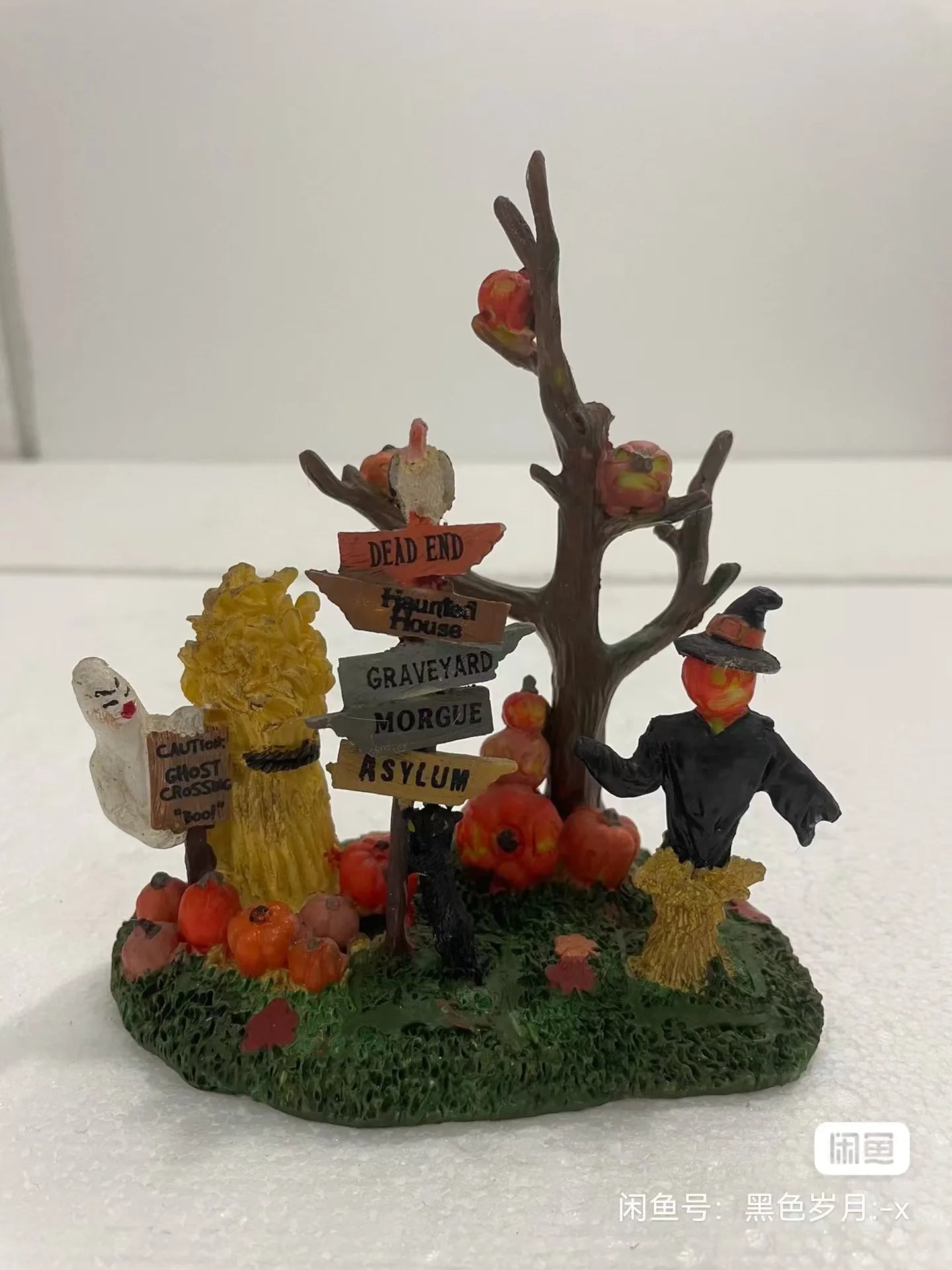 Halloween Decor Creative Halloween Scene Resin Ornaments Ghost Taking Pictures Figurine Garden Ornaments Home Decor Accessories