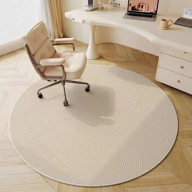 Play Area Round Rug Non Slip Classroom Floor Mat Decor