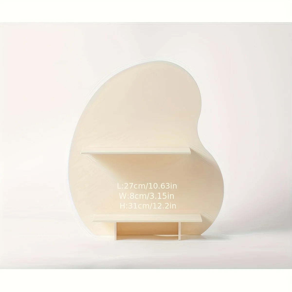 2-Layer Acrylic Storage Rack,Multi-Purpose Display Holder for Cosmetics,Perfume, Crafts. Durable,Space-Saving & Easy to Assemble