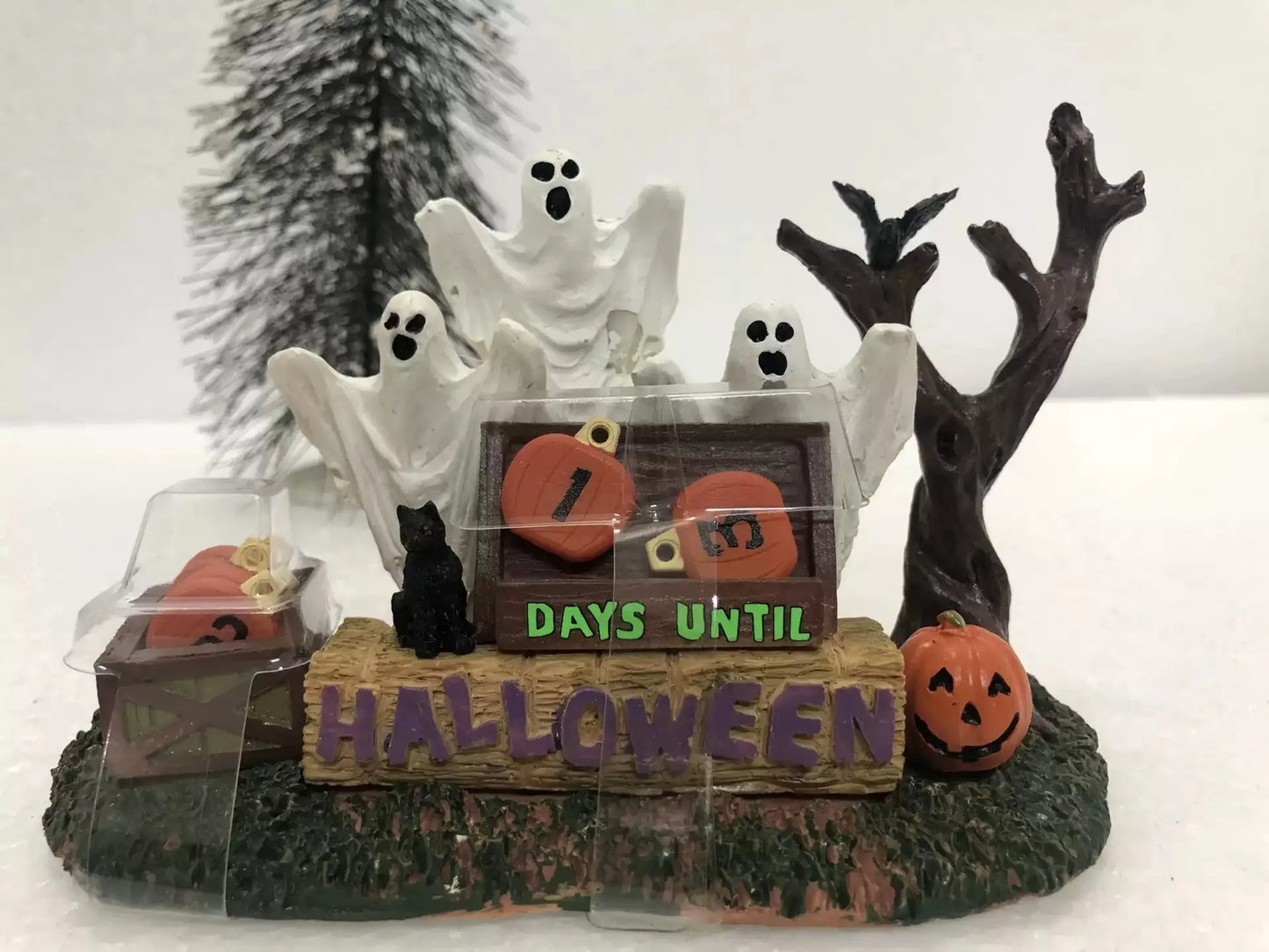Halloween Decor Creative Halloween Scene Resin Ornaments Ghost Taking Pictures Figurine Garden Ornaments Home Decor Accessories
