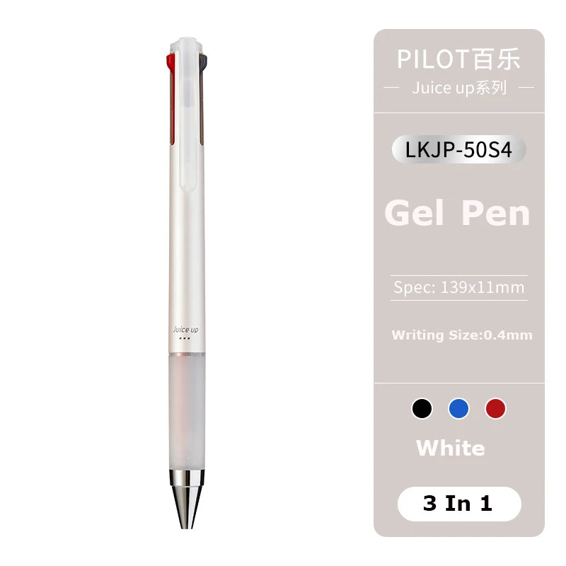 Japan Pilot JUICE UP Multifunctional Gel Pen 0.4MM 3Colors/4Colors Ballpoint Pens Back To School Office Statioinery Supplies