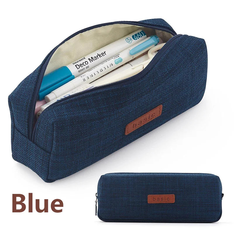 Pencil Case Bag for Girls and Boys Kawaii Washable Pen Box Multicolor Optional Cute Pen Pouch Back To School Stationery Supplies