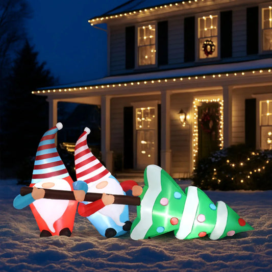 High-concerned Santa Inflatable LED Yard Decoration