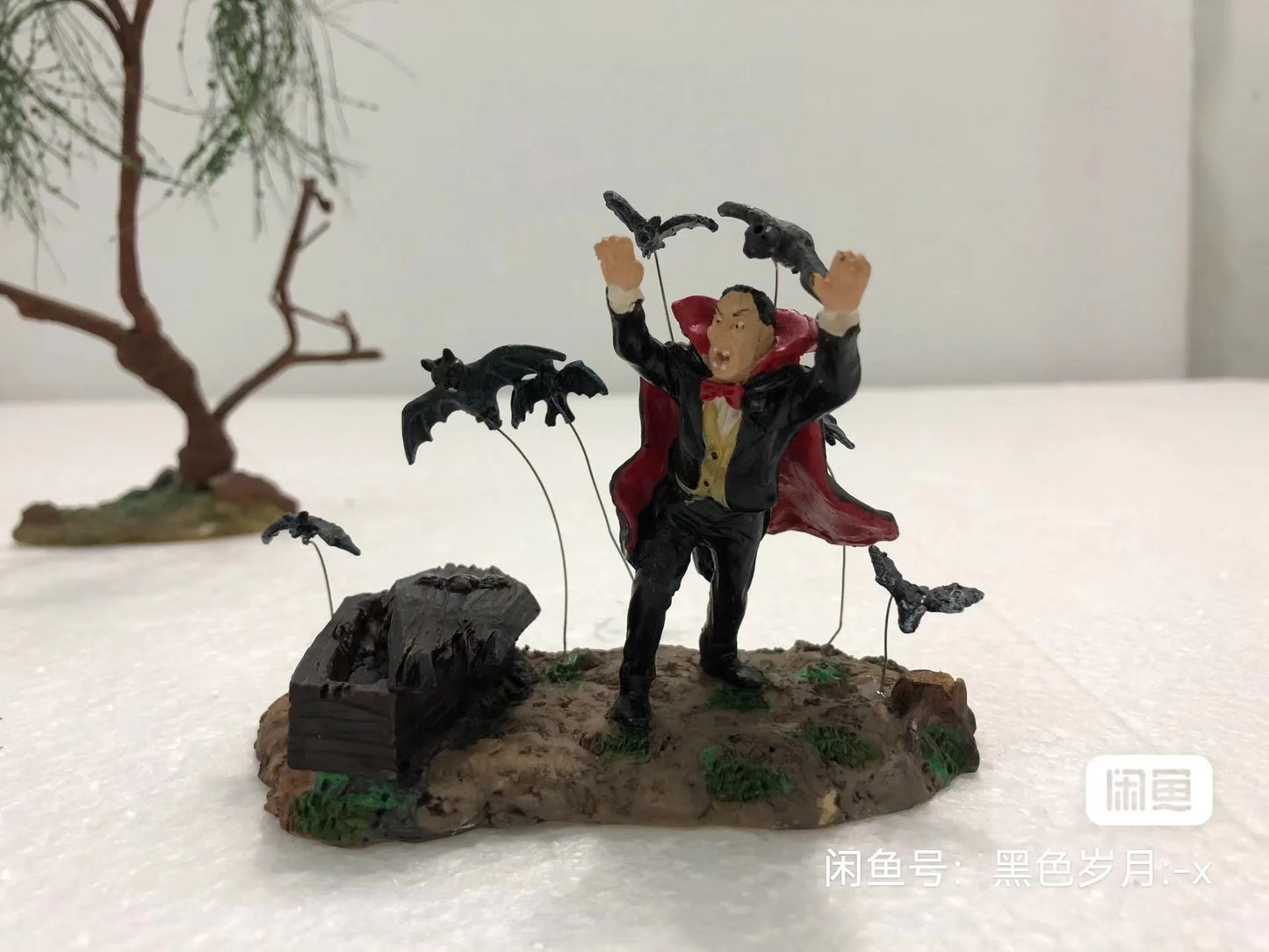 Halloween Decor Creative Halloween Scene Resin Ornaments Ghost Taking Pictures Figurine Garden Ornaments Home Decor Accessories