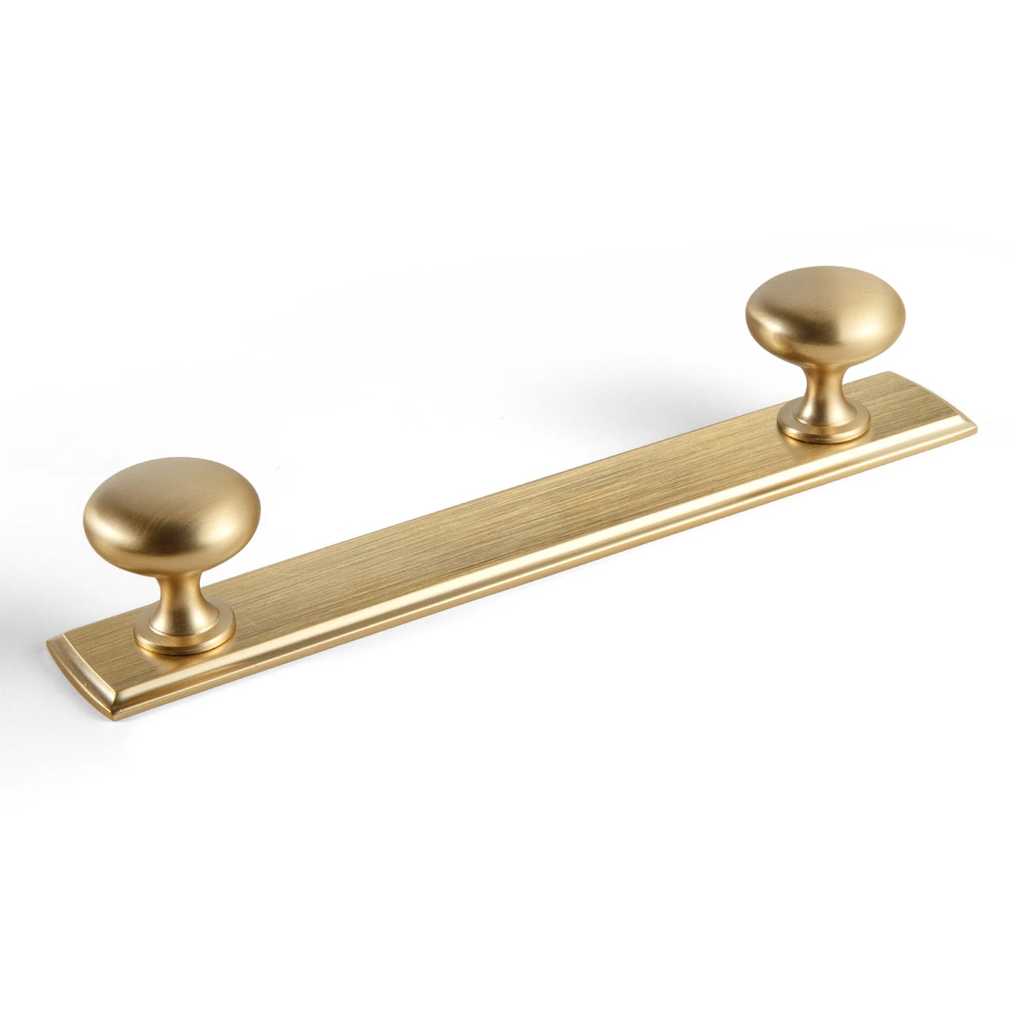 Antique Brass Handle with Backboard Vintage Cover Up Furniture Handle Drawer Cupboard Bar Pull Handle for Home