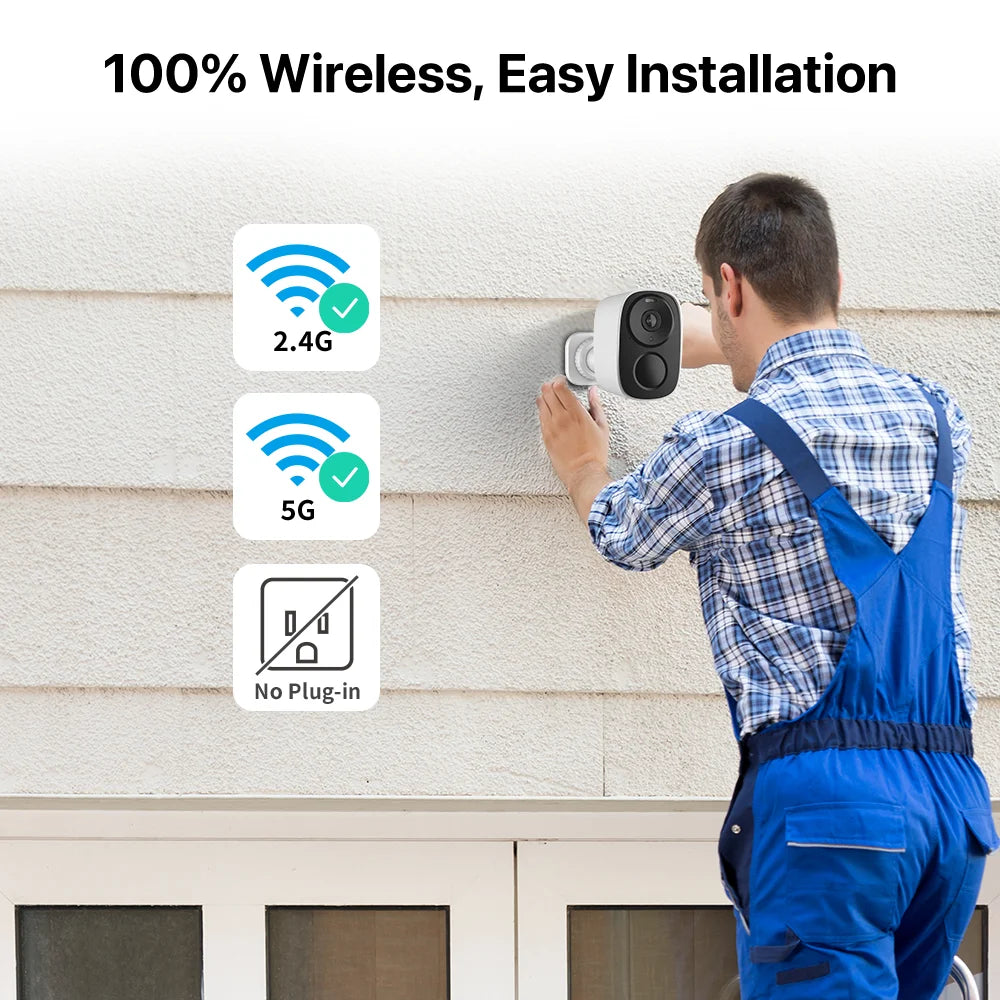 Vstarcam 2K Solar Wireless Outdoor Battery Powered Security Camera