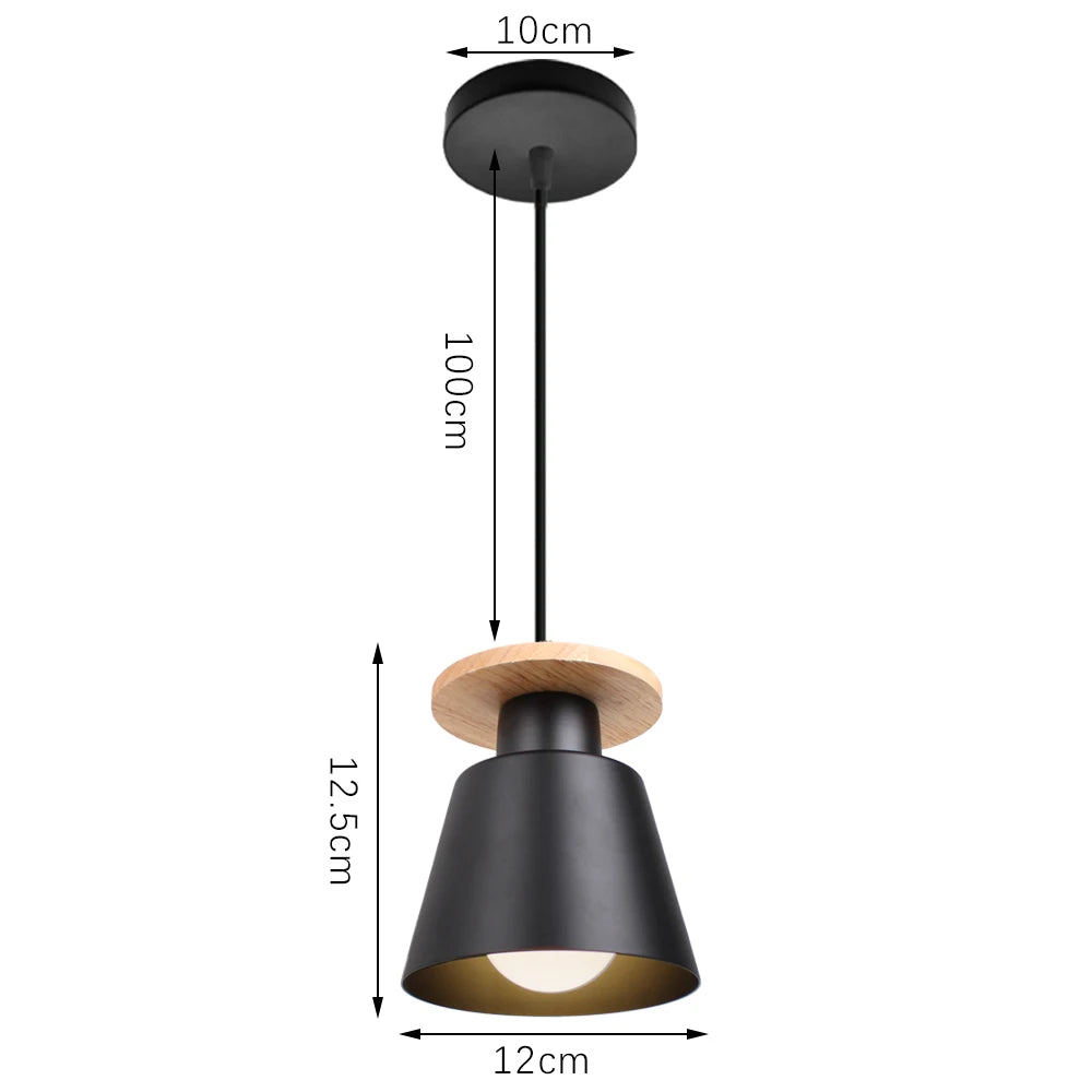 1/3 Heads Modern Living Room Pendant Lamp Art Decor Bar Pendant Light Simple Hanging Lampshade Luminaire for Home Lighting E27