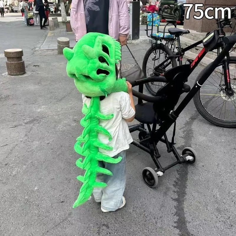 New Alien Skeleton Dinosaur Mask Funny Costume Headwear Horror 3D Dinosaur Skeleton Halloween Decor Party Dress up Accessories