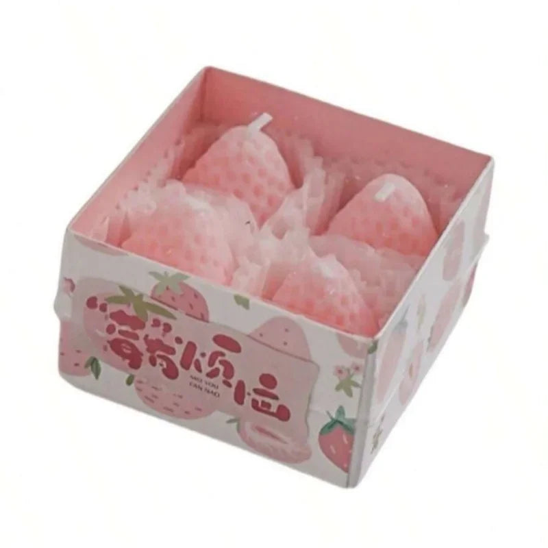 Cookie Shaped Scented Candles Gift Box Set Handmade Wax
