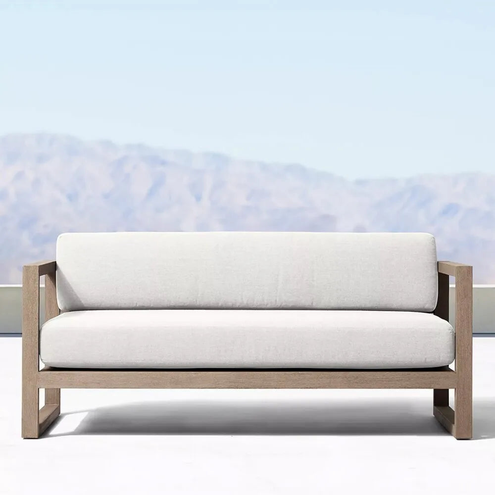 Modern Luxury 4-6 Person Aluminum Patio Coffee Set Sofa Coffee Table Combinatio Sectional Garden Sofas & Corner Sofa for Villas