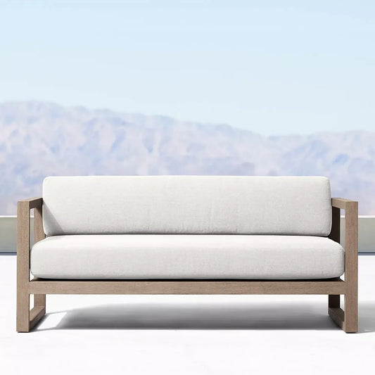 Modern Luxury 4-6 Person Aluminum Patio Coffee Set Sofa Coffee Table Combinatio Sectional Garden Sofas & Corner Sofa for Villas
