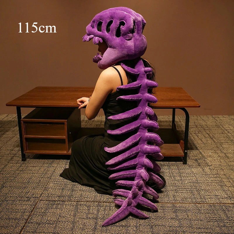 New Alien Skeleton Dinosaur Mask Funny Costume Headwear Horror 3D Dinosaur Skeleton Halloween Decor Party Dress up Accessories