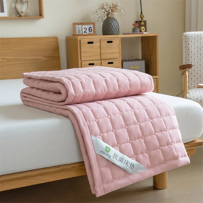 Cooling Mattress Topper for Summer,Foldable Bed Mat Cool Sleeping Mattress,Soft Breathable Roll Up Bed for Single Double Bed