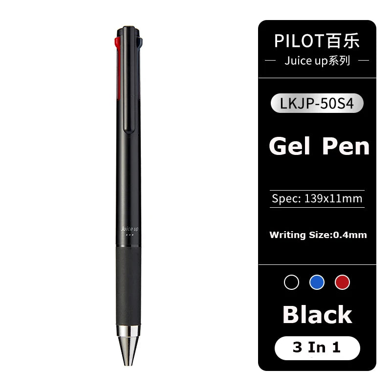 Japan Pilot JUICE UP Multifunctional Gel Pen 0.4MM 3Colors/4Colors Ballpoint Pens Back To School Office Statioinery Supplies