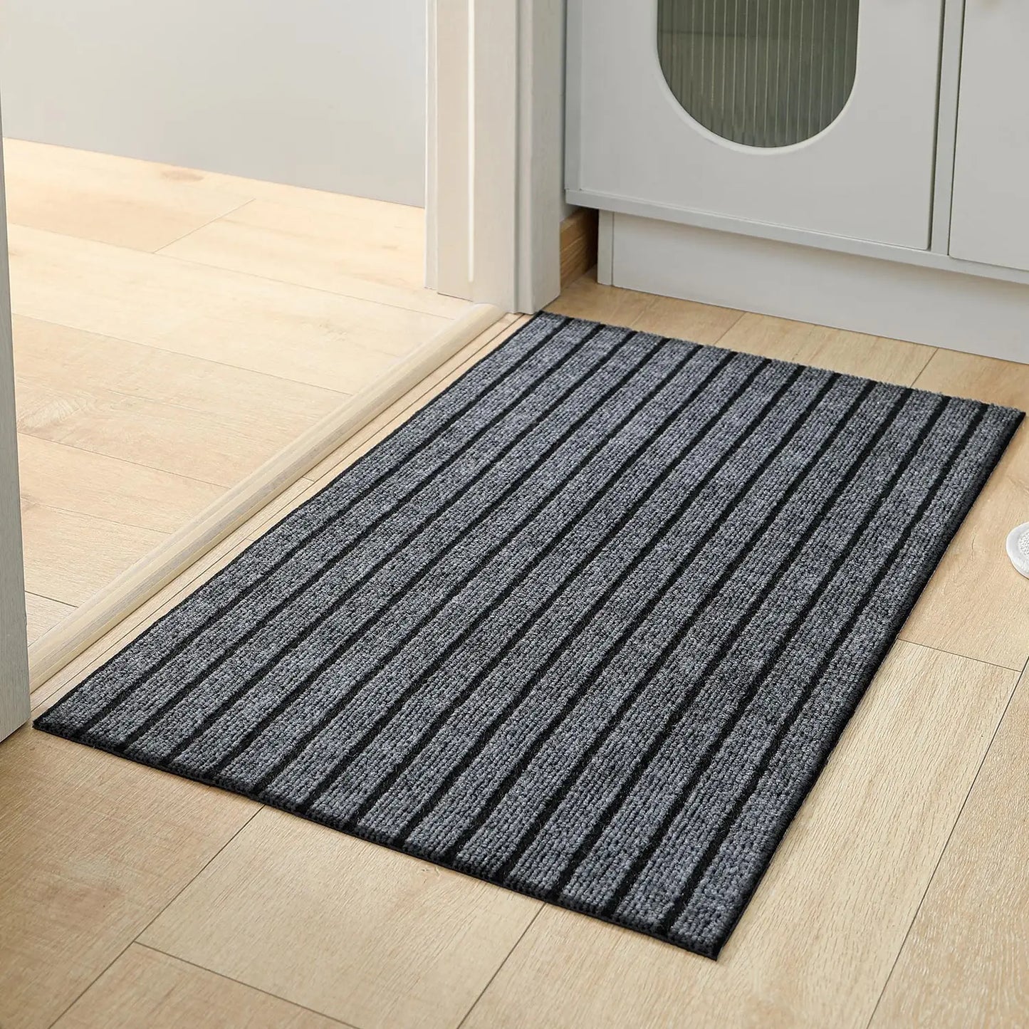 Modern Minimalist Floor Mat Anti Slip Backing Washable Indoor Outdoor